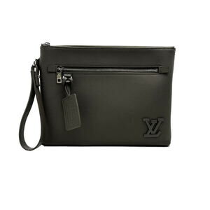 Louis Vuitton Shoulder Bag Aerogram Take Off Pouch Khaki Green